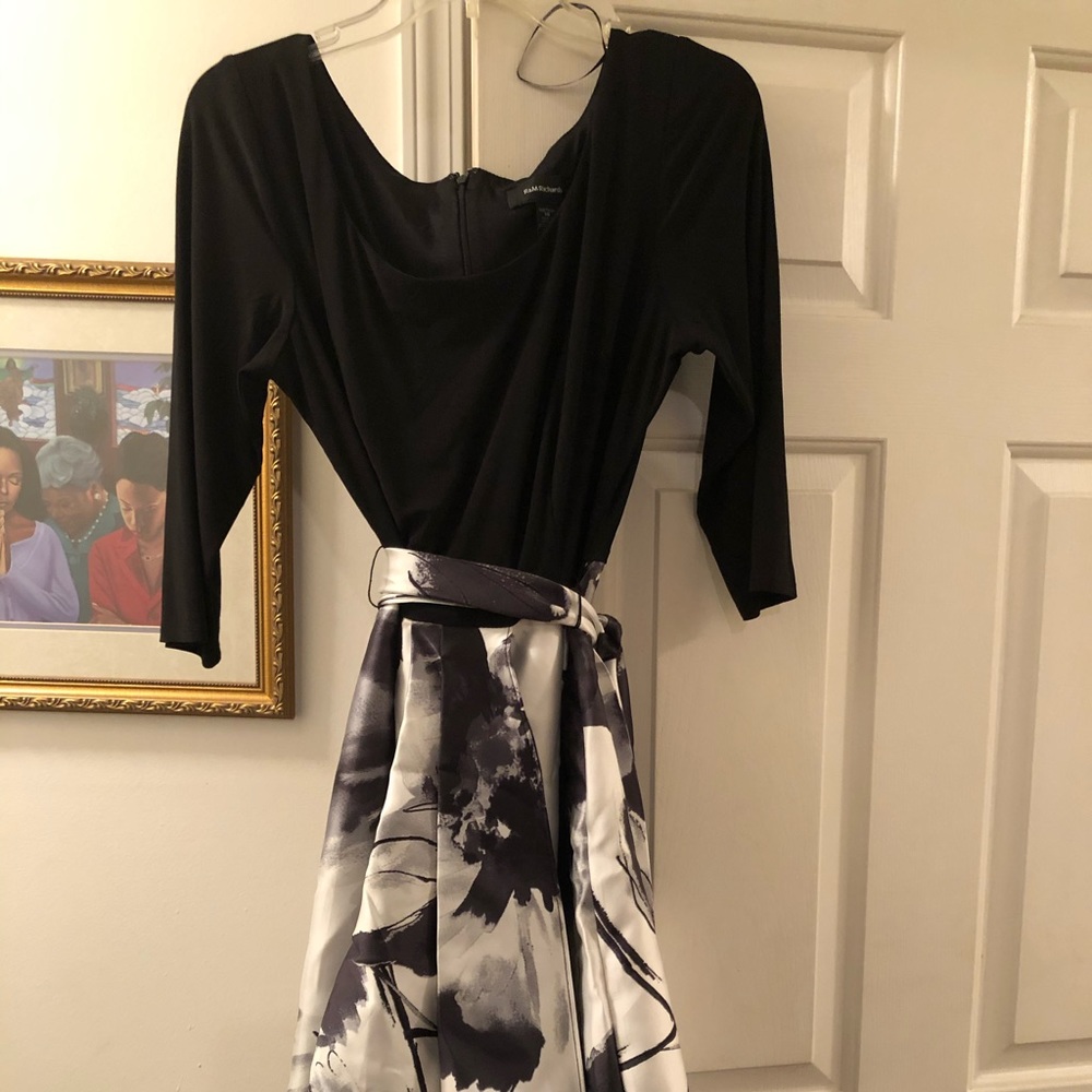 Black and white dress